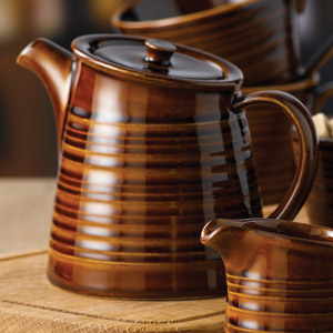 Art De Cuisine Rustics Snug Tea Pot Brown 15oz / 425ml