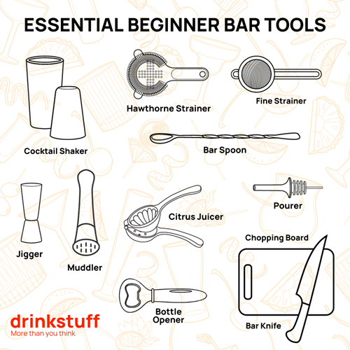 10 Essential Bartender Tools you need to make Cocktails