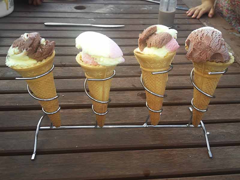 Retro Ice Cream Cone Holder