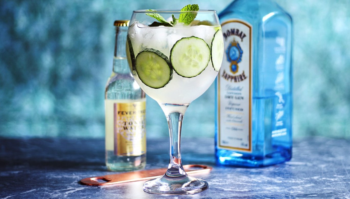 Happy Hour: Cucumber-Mint Gin and Tonic