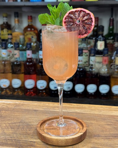 Upgraded Peach Bellini Spritz