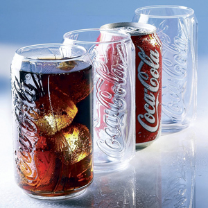 Buy 350ml 550ml Reusable Cola Can Drinking Glass Cup With Glass