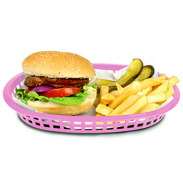ProdelPak Flower Burger Large White 12.5X12.5X7CM-500Pieces