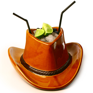 Cowboy Hat Sharer Cocktail Bowl 38.5oz / 1.1ltr