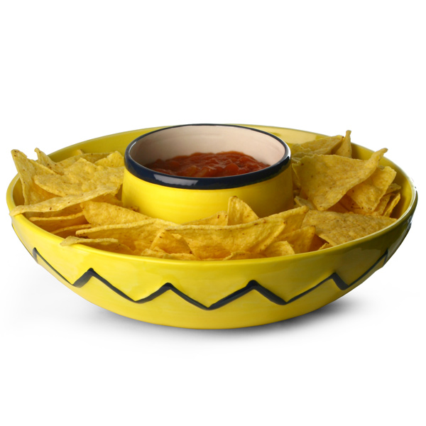 Chip and dip bowl Sombrero shape factory direct and quick delivery.
