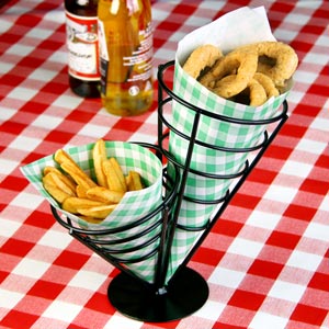 Double Cone Chip Basket