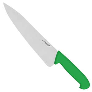 Genware Chefs Knife 10inch Green - Salad & Fruit