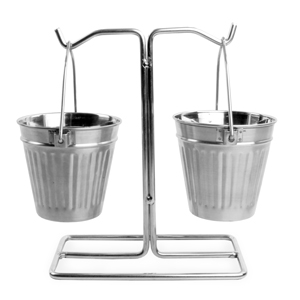 Hanging Chip Buckets with Stand
