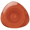 Churchill Stonecast Spiced Orange Triangular Plate 9" / 23cm