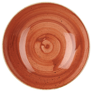 Churchill Stonecast Spiced Orange Coupe Bowl 9.75" / 24.8cm