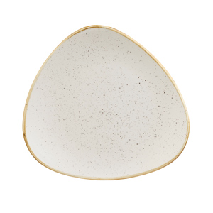 Churchill Stonecast Barley White Triangular Plate 75 Inches 192cm Case Of 12