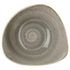 Churchill Stonecast Peppercorn Grey Triangular Bowl 9.25 Inch / 23.5cm