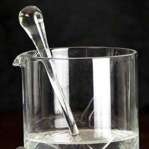 Glass Teardrop Martini Stirrers Pack Of 6