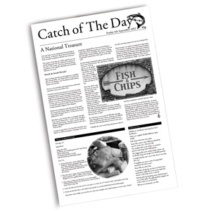 Catch of the Day Greaseproof Paper 26.5 x 43cm