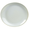 Rustic Oval Plate White 25 x 22cm