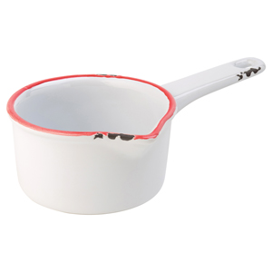 Avebury White And Red Milk Pan 375inch 95cm Case Of 12