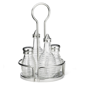 Beehive 5 Piece Salad Set With Stainless Steel Rack