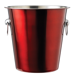 Metallic Red Champagne Bucket