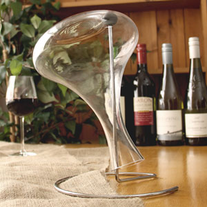 Wine Decanter With Drying Stand Single