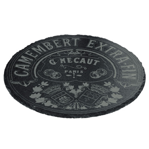 Classic Camembert Round Slate Platter
