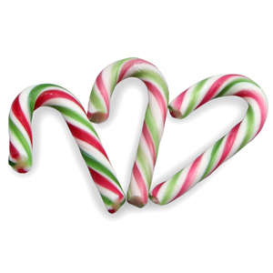 Mini Peppermint Candy Canes 5g
