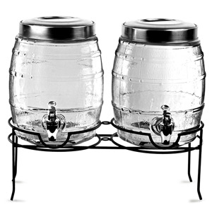 Double Beverage Dispenser with Stand – Bon Ton Settings