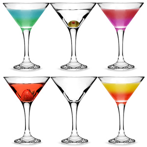 Essence Martini Cocktail Glasses 65oz 175ml Pack Of 6