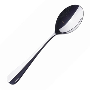 Genware Baguette 18/0 Cutlery Dessert Spoons