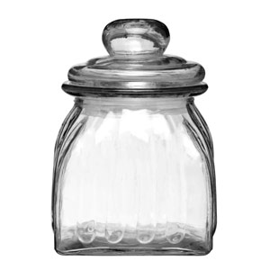 Homemade Vintage Style Glass Storage Jar 0.67ltr