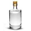 Galileo Flint Glass Bottle with Cork Lid 17.6oz / 500ml