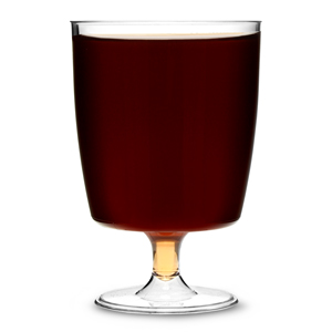 Disposable One Piece Wine Glasses 6.8oz LCE at 125ml and 175ml