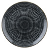 Studio Prints Homespun Evolve Coupe Plate Charcoal Black 6.5inch / 16.5cm
