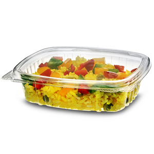 Disposable Hinged Salad Container 8oz / 230ml
