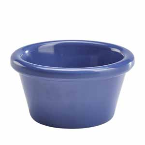 Blue Melamine Ramekin Dip Pot 2oz