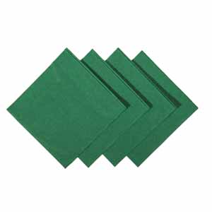 Cocktail Napkins Dark Green 24cm Case Of 4000