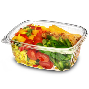Disposable Hinged Salad Container 32oz / 900ml