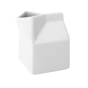 Utopia Titan Ceramic Milk Carton 105oz 300ml Case Of 6