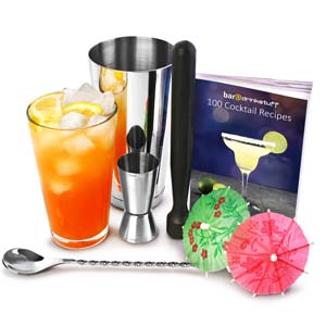 Professional Cocktail Book Cocktail Set