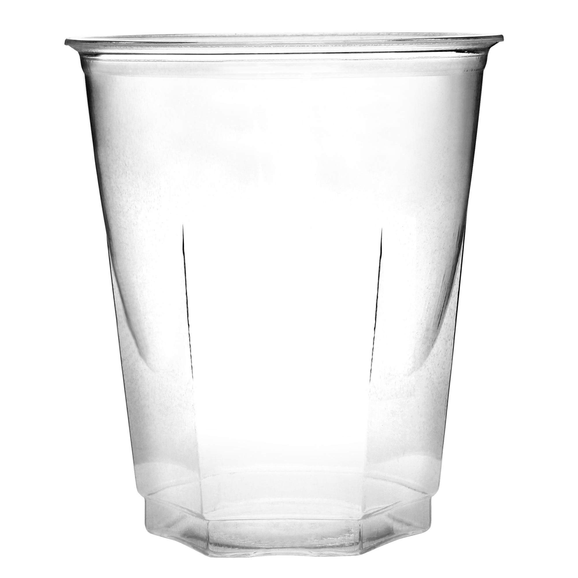 Nupik Crystal Disposable Plastic Party Cups 250ml