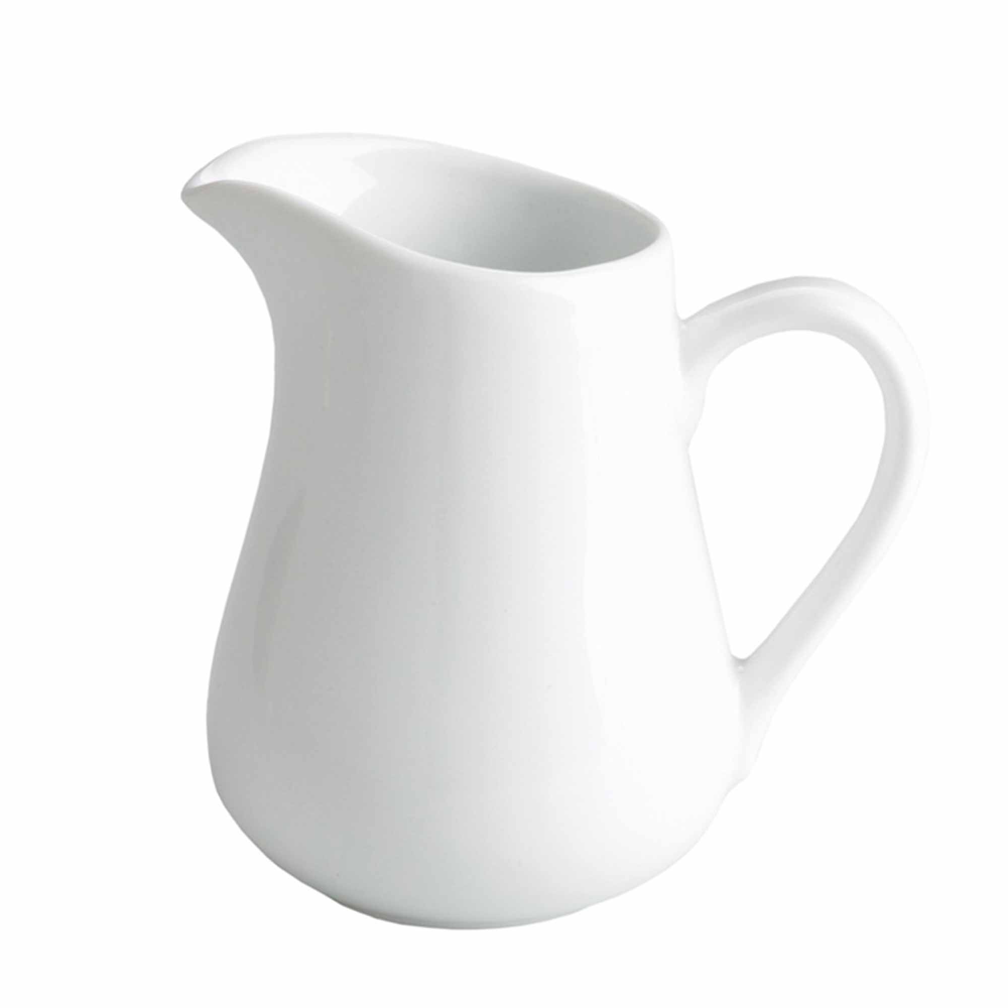 Moonlight Porcelain Milk Pot White 200ml at drinkstuff