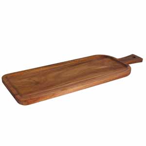 Acacia Rectangular Serving Paddle Board 50 X 18cm Single