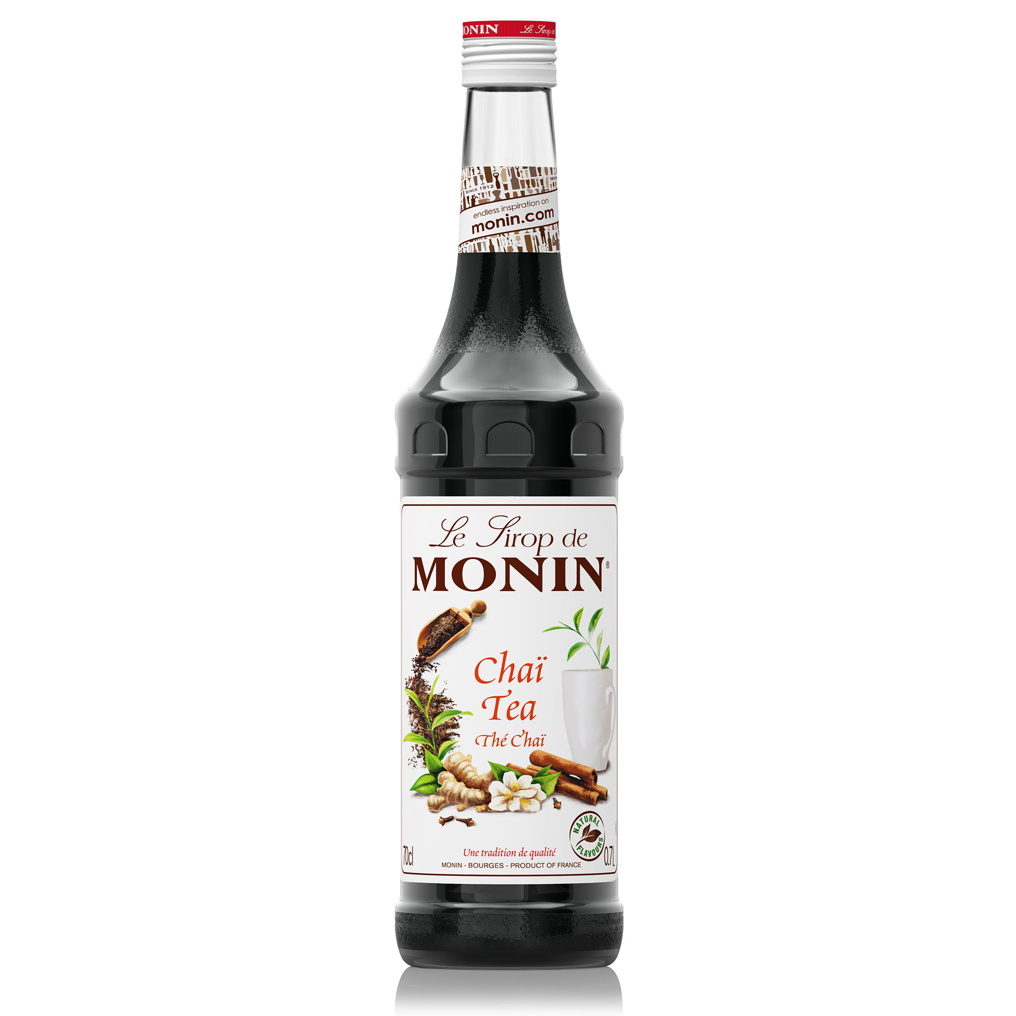 Monin Chai Tea Syrup 70cl Bottle at drinkstuff.com