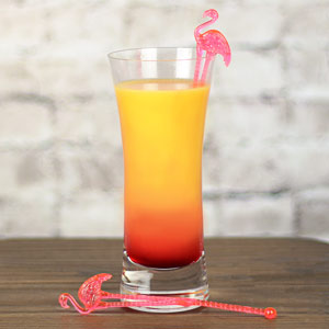 Flamingo Cocktail Stirrers Pack Of 24