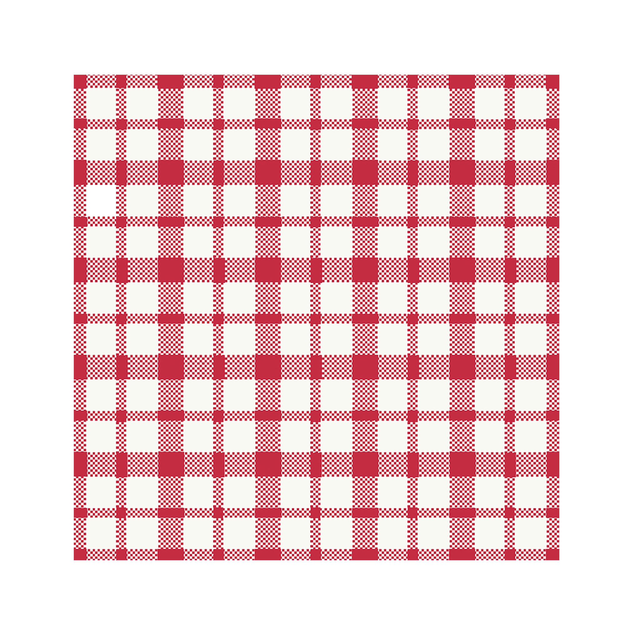 Dunisoft Airlaid Napkins Red Gingham 33cm 3ply - drinkstuff