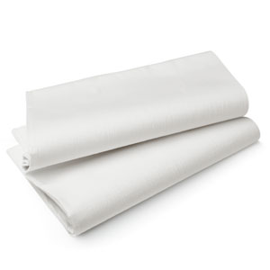 Duni Evolin Table Covers White 127 x 180cm