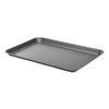 Galvanised Steel Serving Tray Hammered Silver 37 x 26.5cm