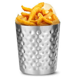 Hammered Chip Cup 10 X 114cm Case Of 12