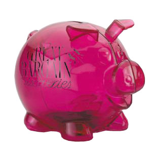 Plastic Piggy Banks