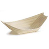 Medium Disposable Wood Boat 12 x 5 cm