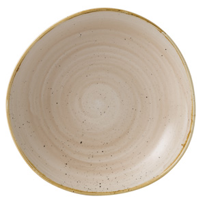 Churchill Stonecast Nutmeg Cream Organic Round Bowl 9.8" / 25cm